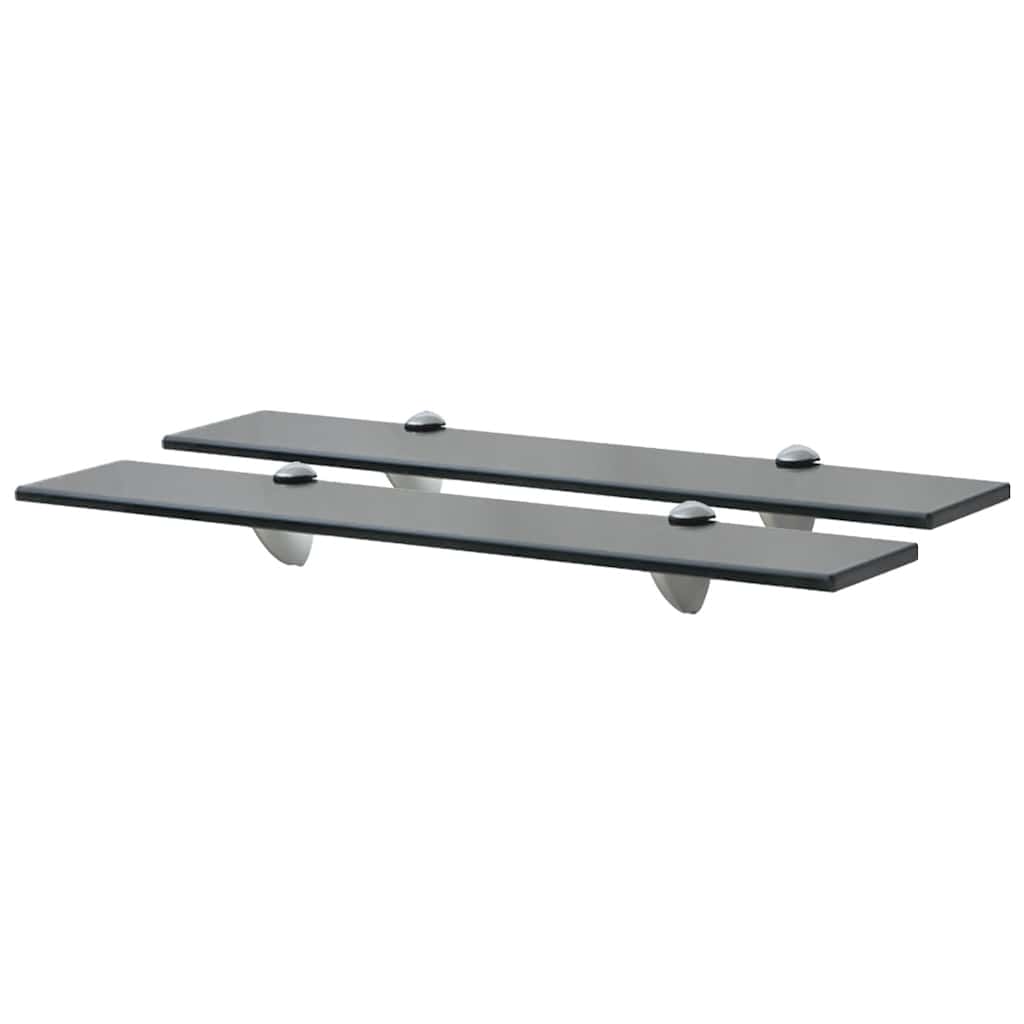 2 db lebegő üvegpolc 60 x 10 cm 8 mm