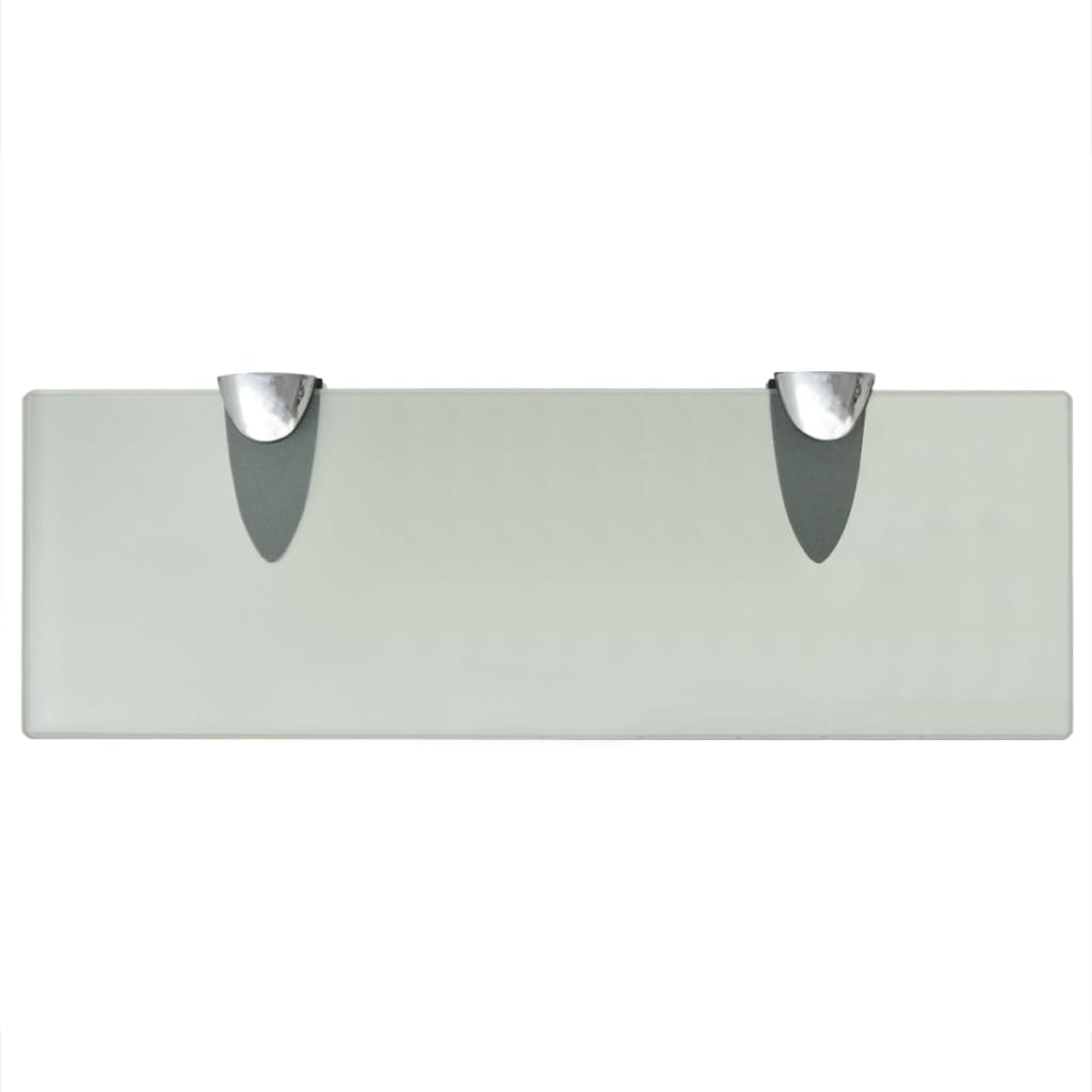 2 db lebegő üvegpolc 30 x 10 cm 8 mm