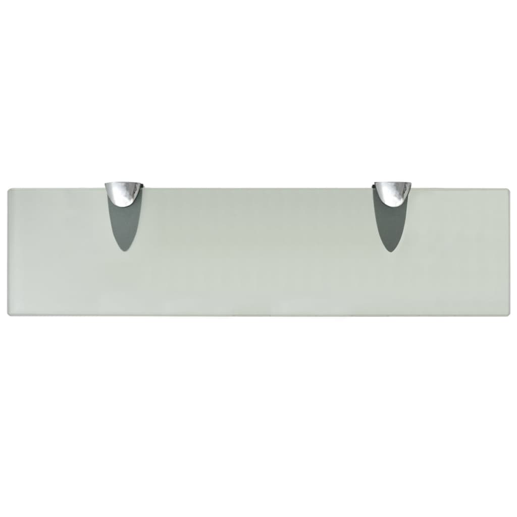 2 db lebegő üvegpolc 40 x 10 cm 8 mm