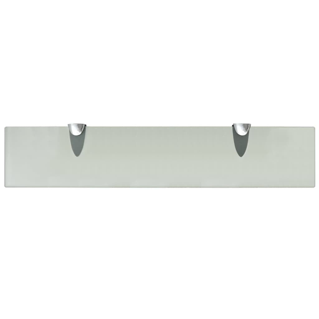2 db lebegő üvegpolc 50 x 10 cm 8 mm
