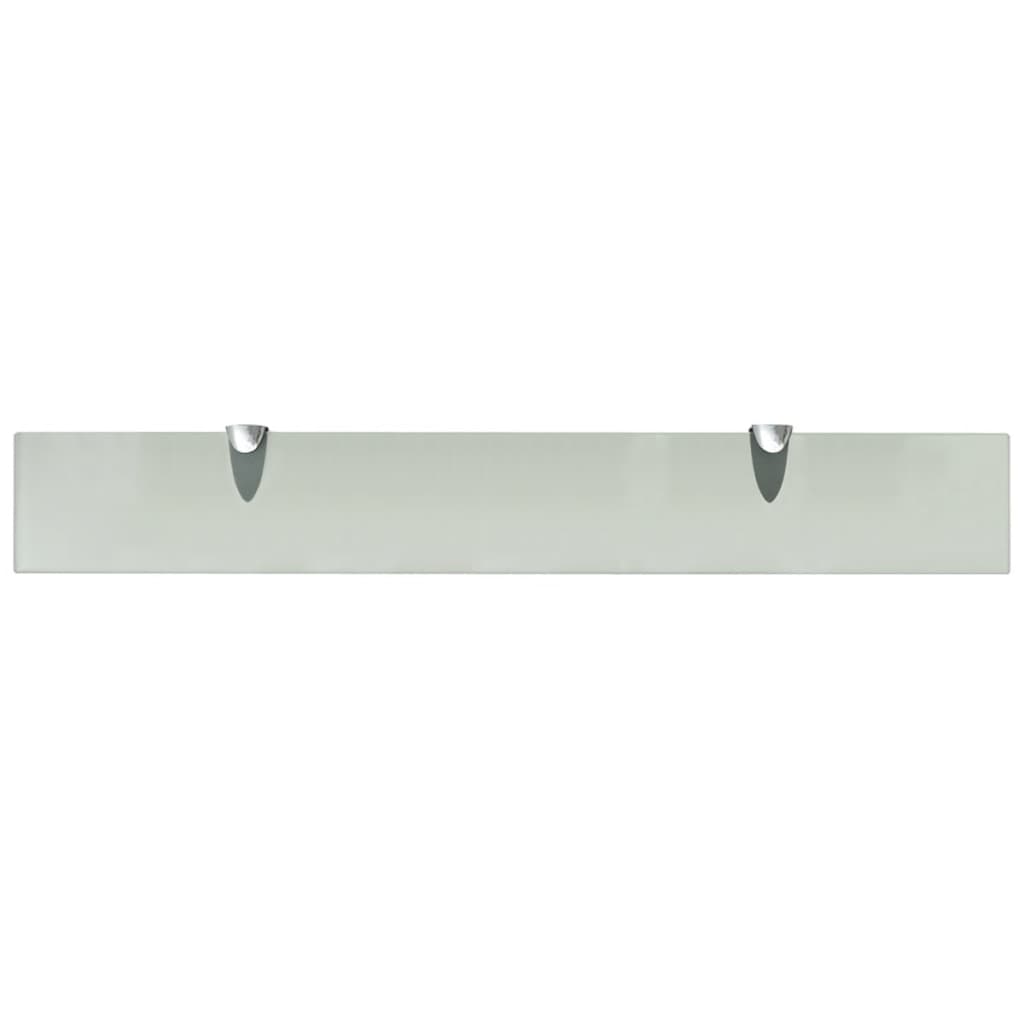 2 db lebegő üvegpolc 70 x 10 cm 8 mm
