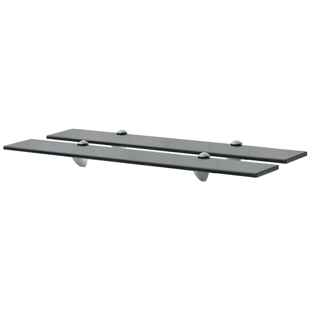 2 db lebegő üvegpolc 70 x 20 cm 8 mm