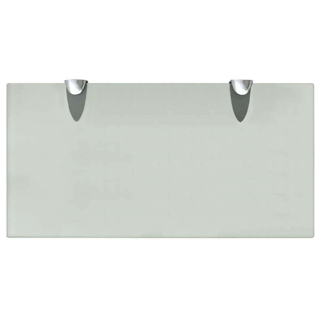 2 db lebegő üvegpolc 40 x 20 cm 8 mm