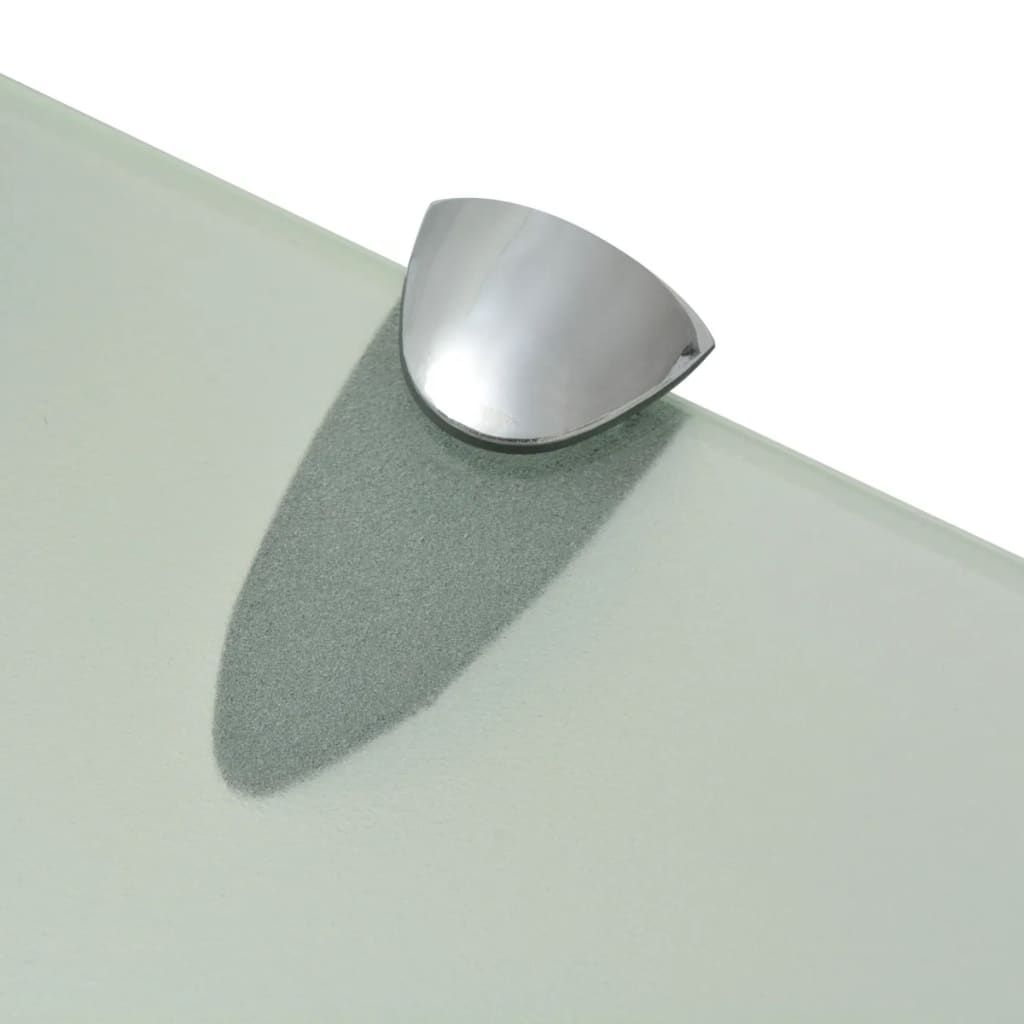 2 db lebegő üvegpolc 40 x 20 cm 8 mm