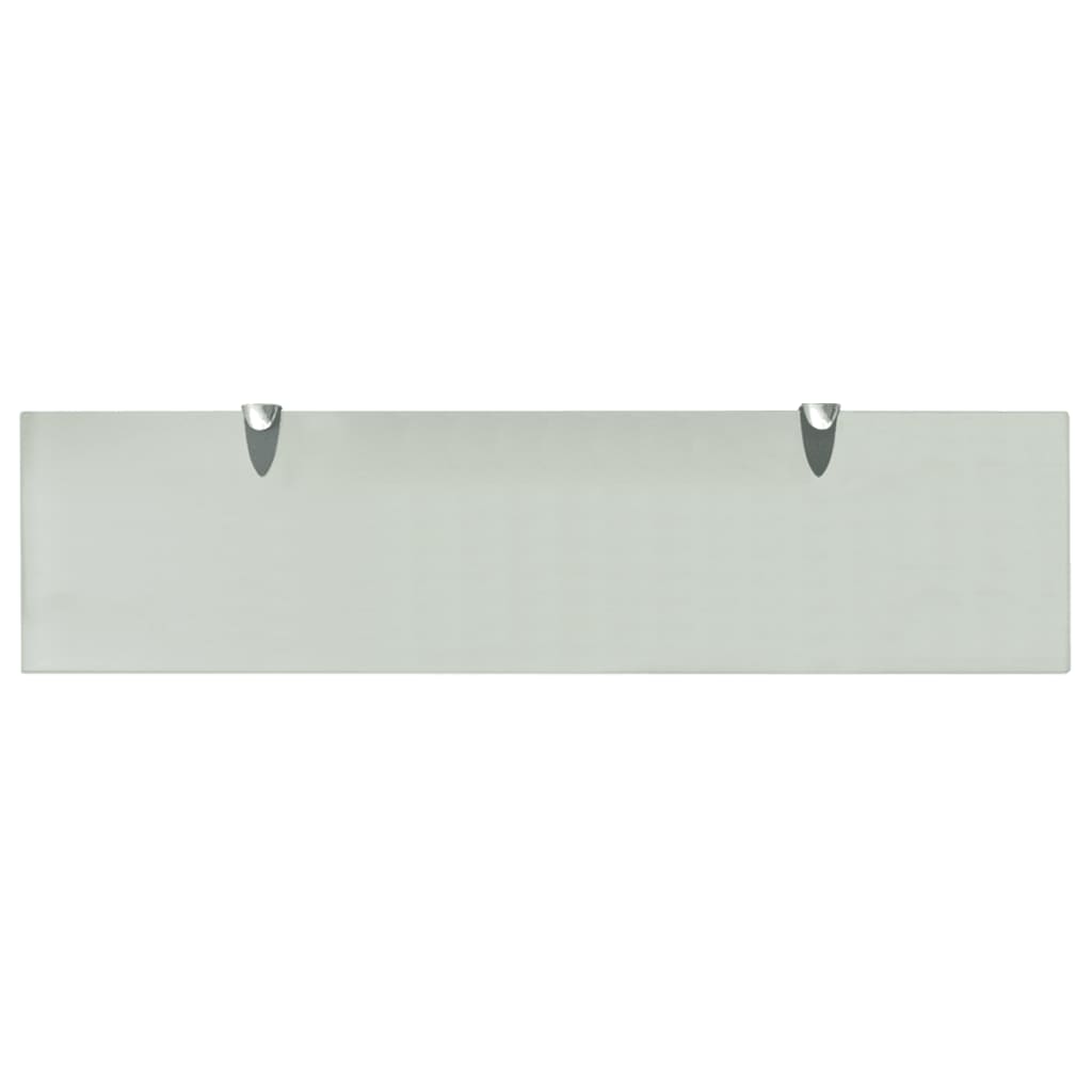 2 db lebegő üvegpolc 80 x 20 cm 8 mm