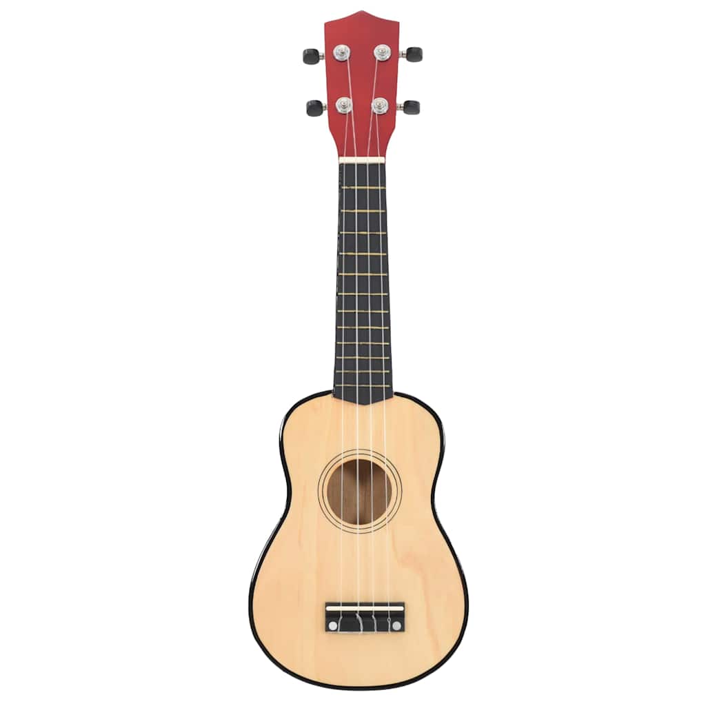 természetes soprano ukulele készlet táskával gyerekeknek 23"