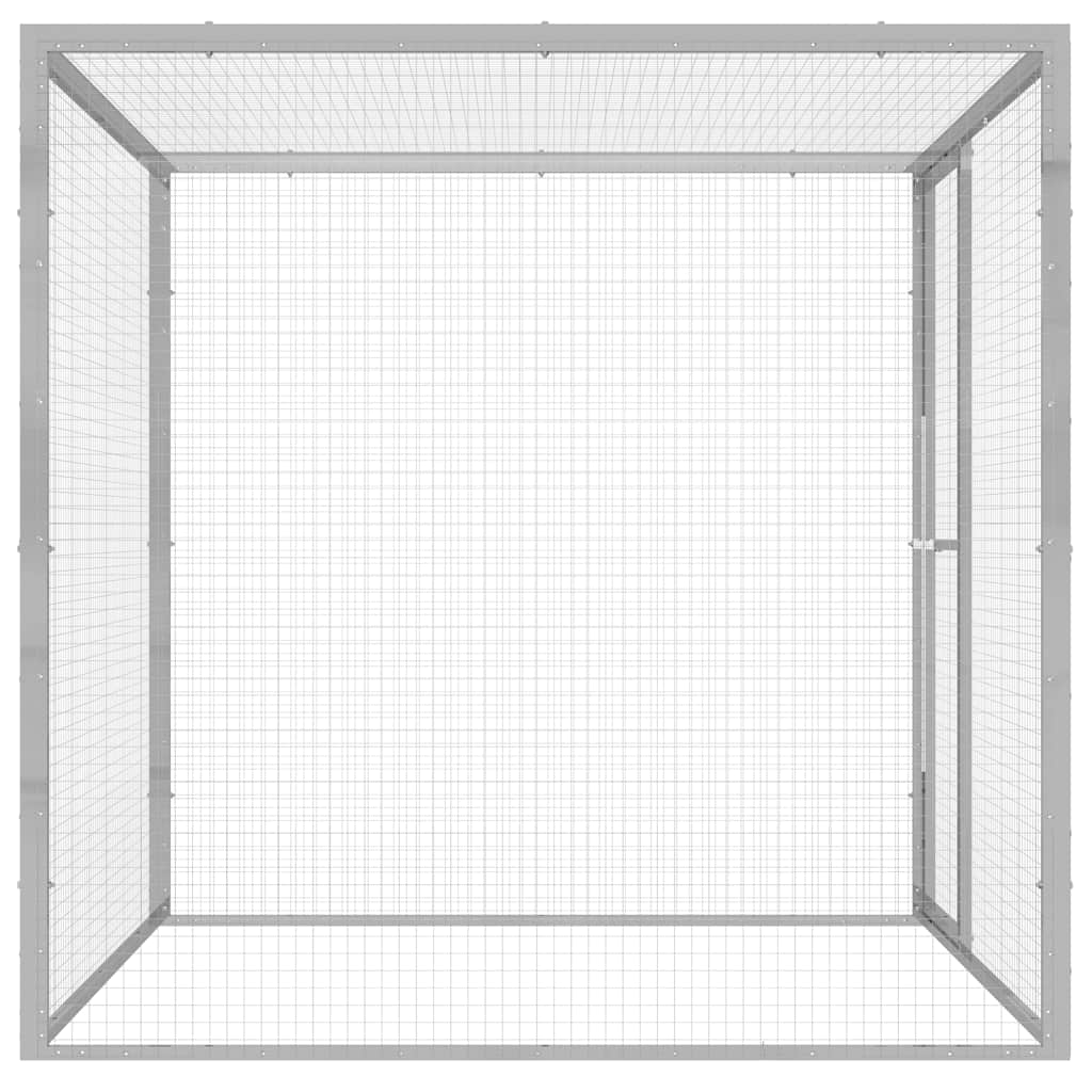 horganyzott acél macskaketrec 1,5 x 1,5 x 1,5 m