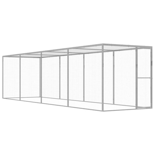 horganyzott acél macskaketrec 6 x 1,5 x 1,5 m