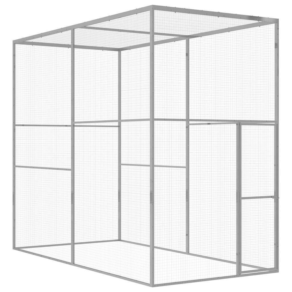 horganyzott acél macskaketrec 3 x 1,5 x 2,5 m
