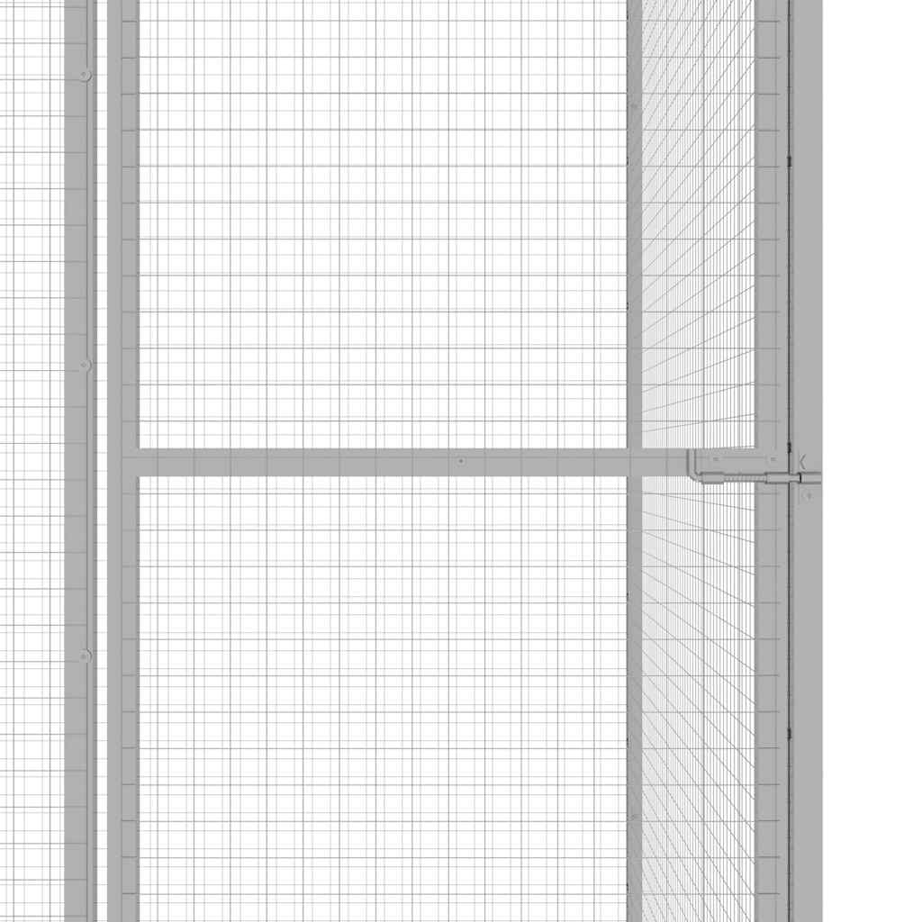 horganyzott acél macskaketrec 3 x 1,5 x 2,5 m