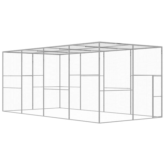 horganyzott acél macskaketrec 6 x 3 x 2,5 m