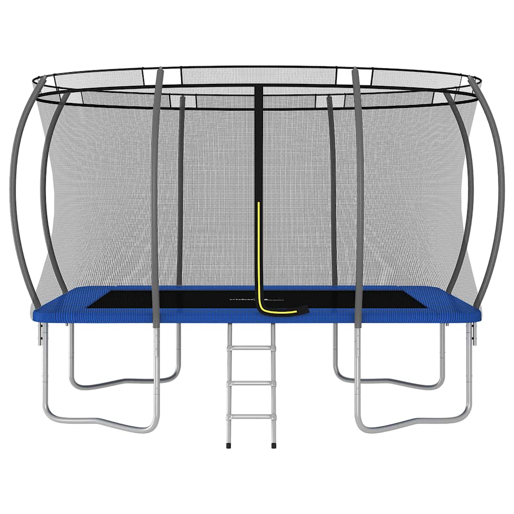 négyszögű trambulinszett 335 x 244 x 90 cm 150 kg