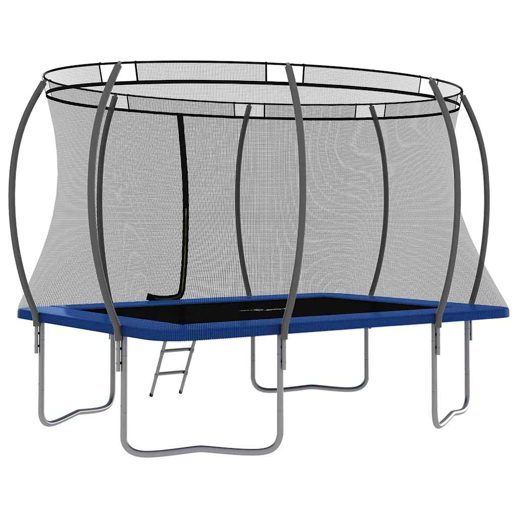 négyszögű trambulinszett 335 x 244 x 90 cm 150 kg