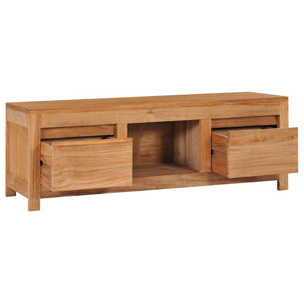 tömör tíkfa TV-szekrény 100 x 30 x 35 cm