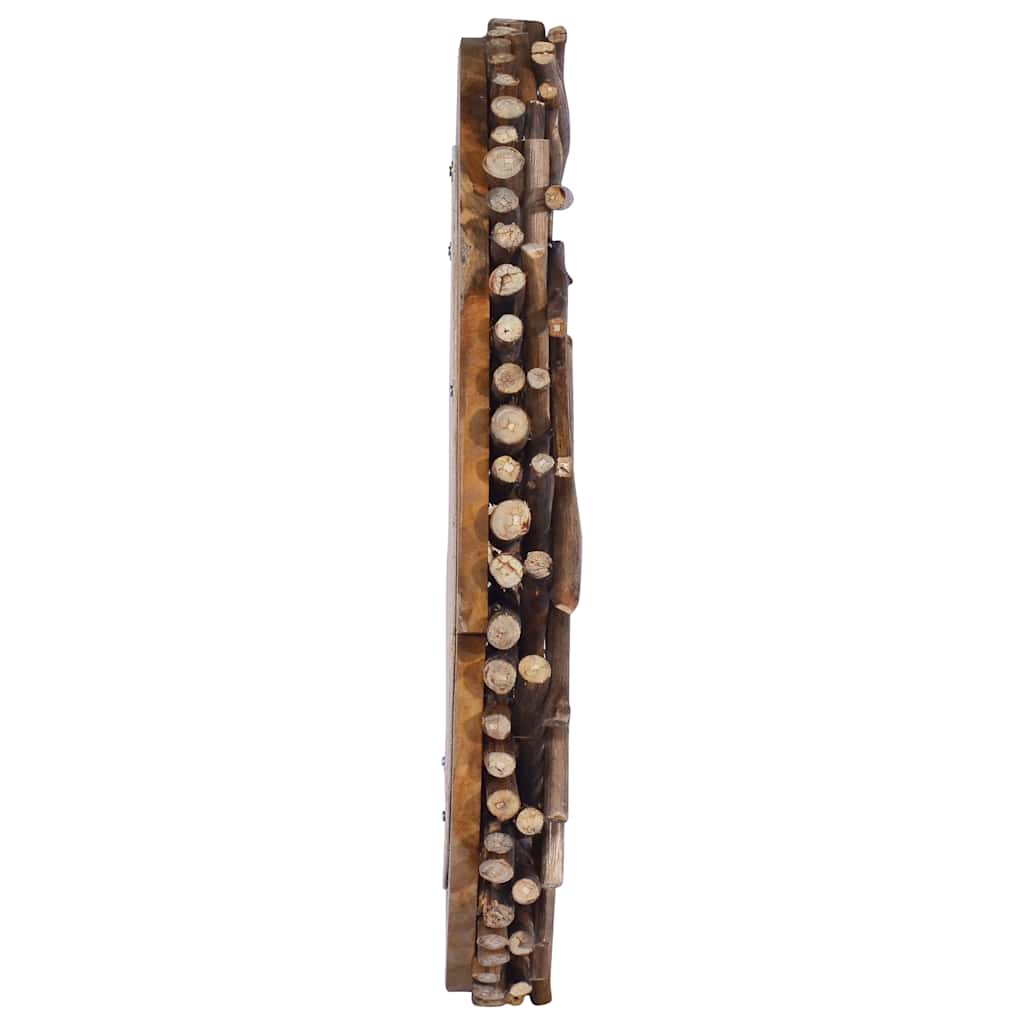 kör alakú tíkfa falitükör 60 cm