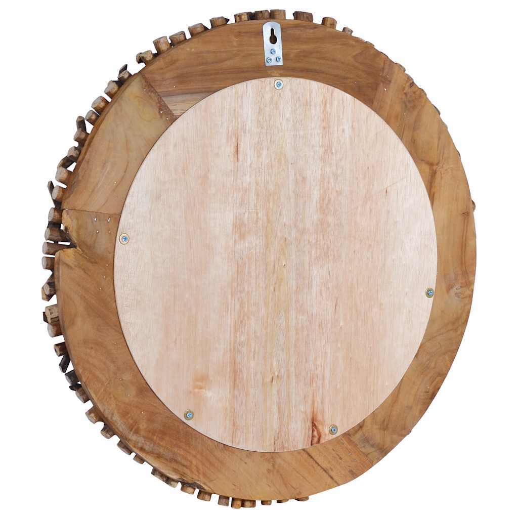 kör alakú tíkfa falitükör 60 cm