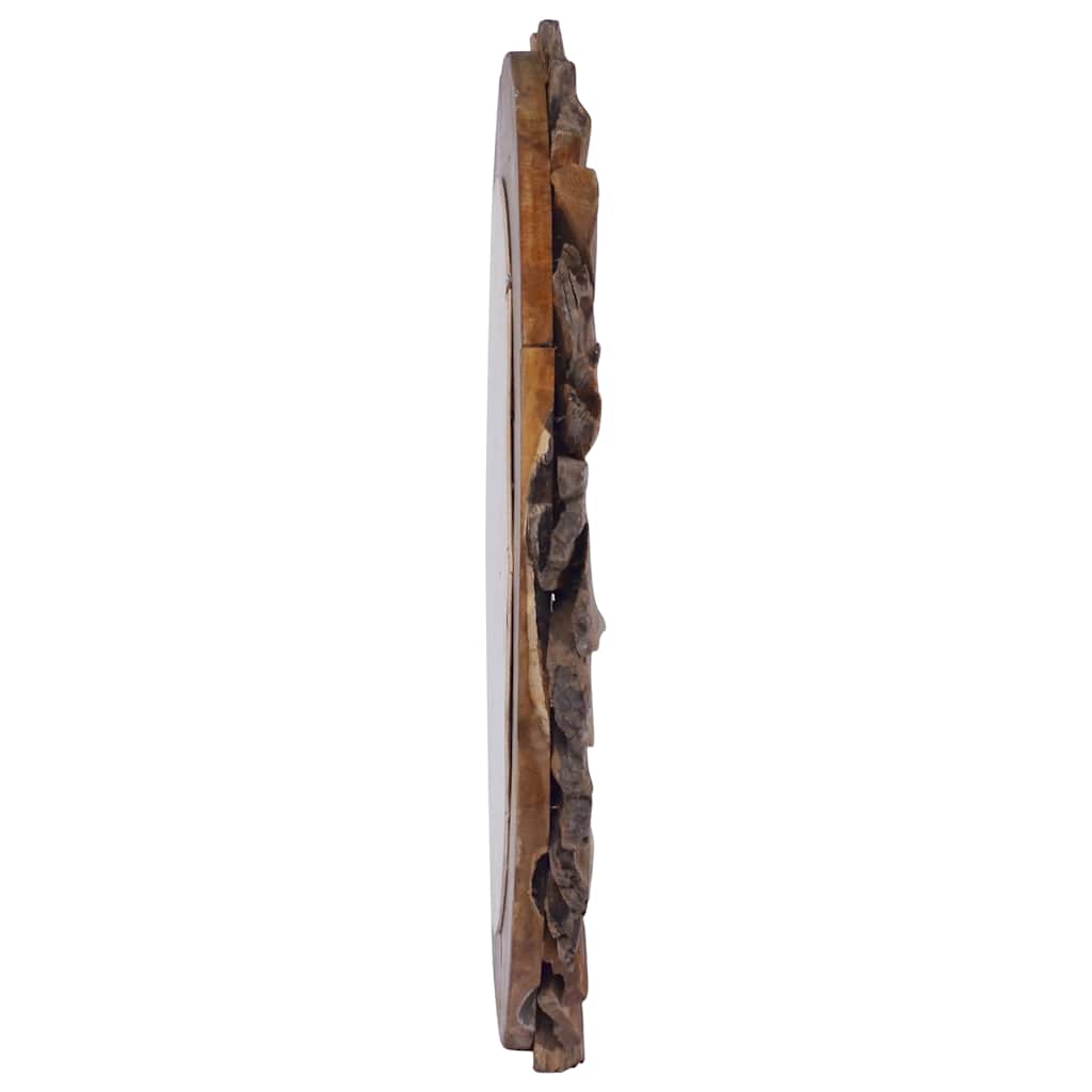 kör alakú tíkfa falitükör 60 cm