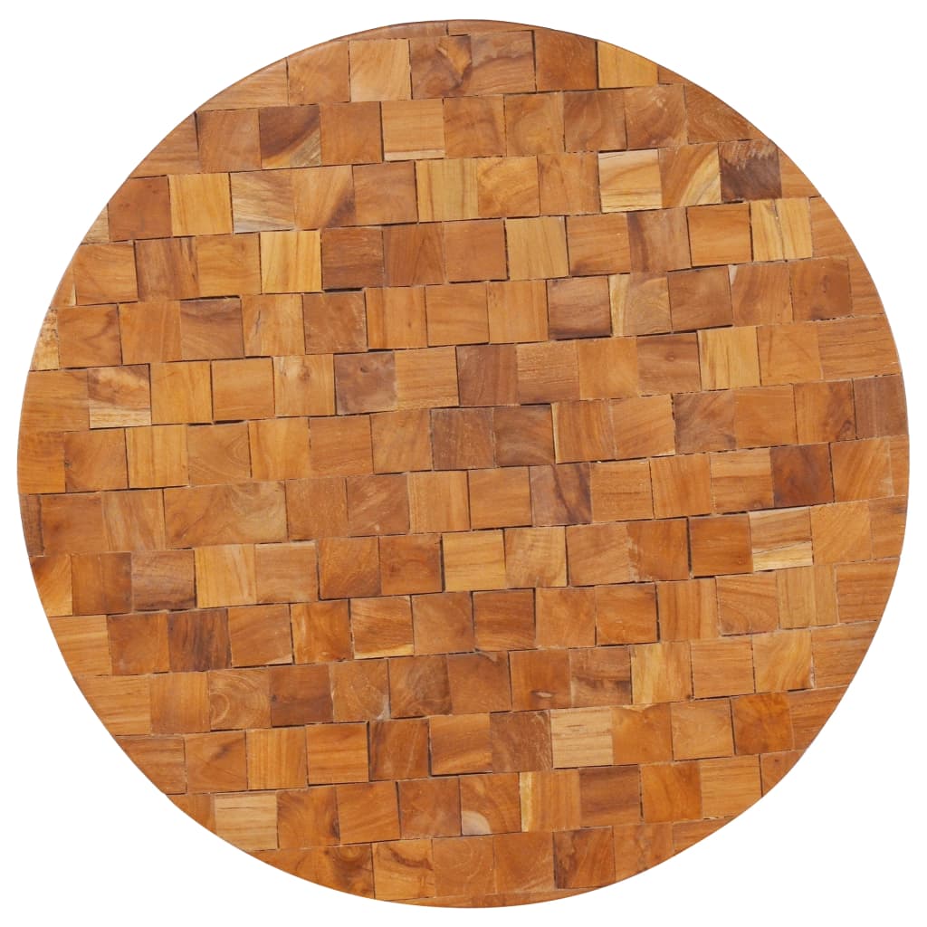 tömör tíkfa dohányzóasztal 60 x 60 x 35 cm