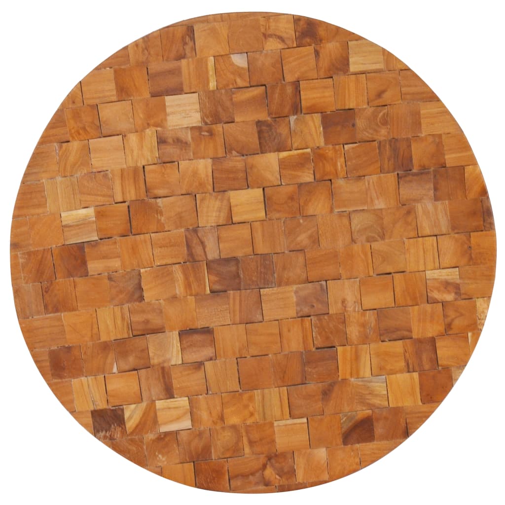 tömör tíkfa dohányzóasztal 60 x 60 x 35 cm