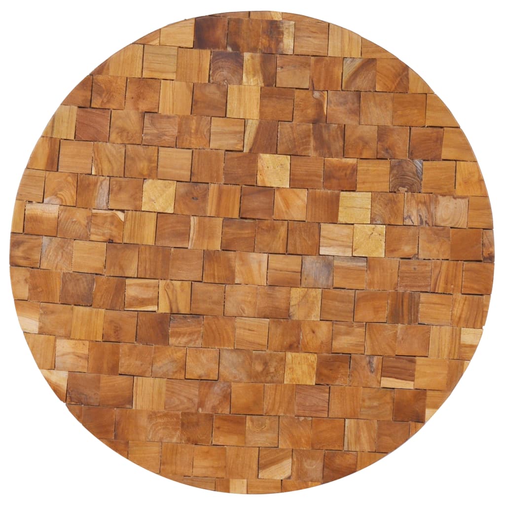 tömör tíkfa dohányzóasztal 60 x 60 x 35 cm