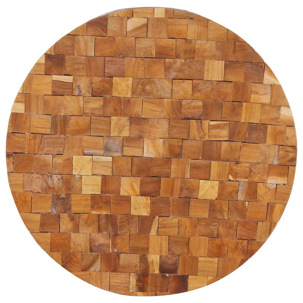 tömör tíkfa dohányzóasztal 60 x 60 x 35 cm