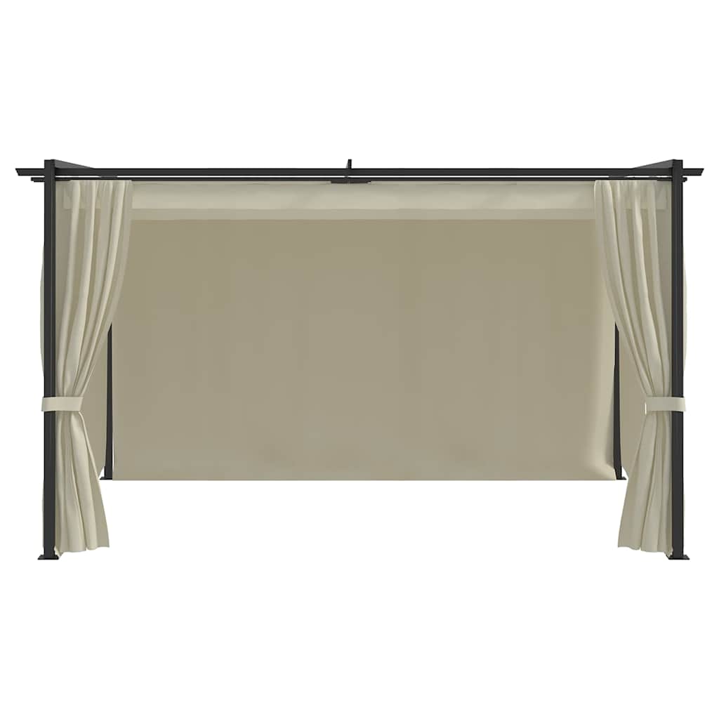 krémszínű pavilon 4 x 3 m
