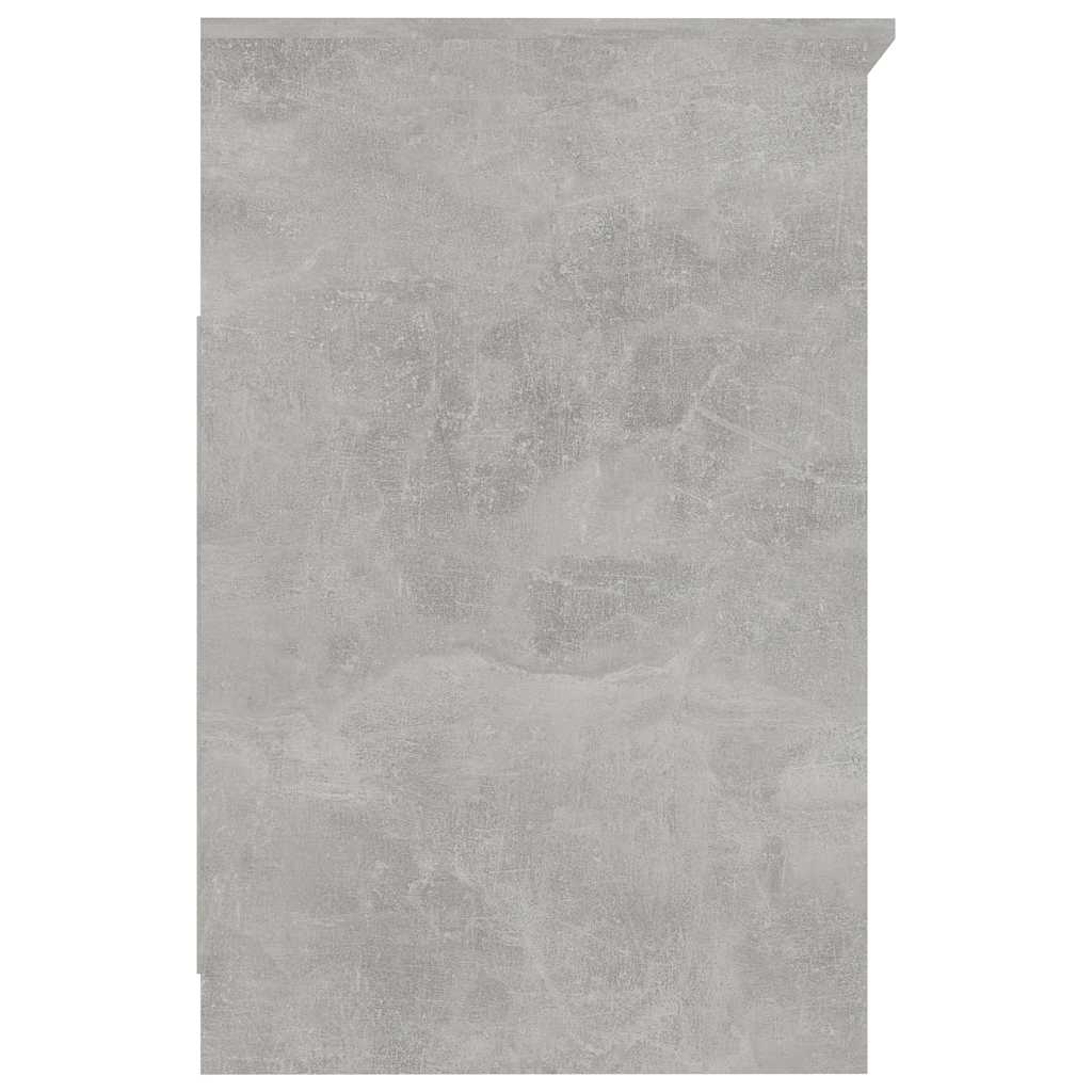 betonszürke szerelt fa fiókos szekrény 40 x 50 x 76 cm