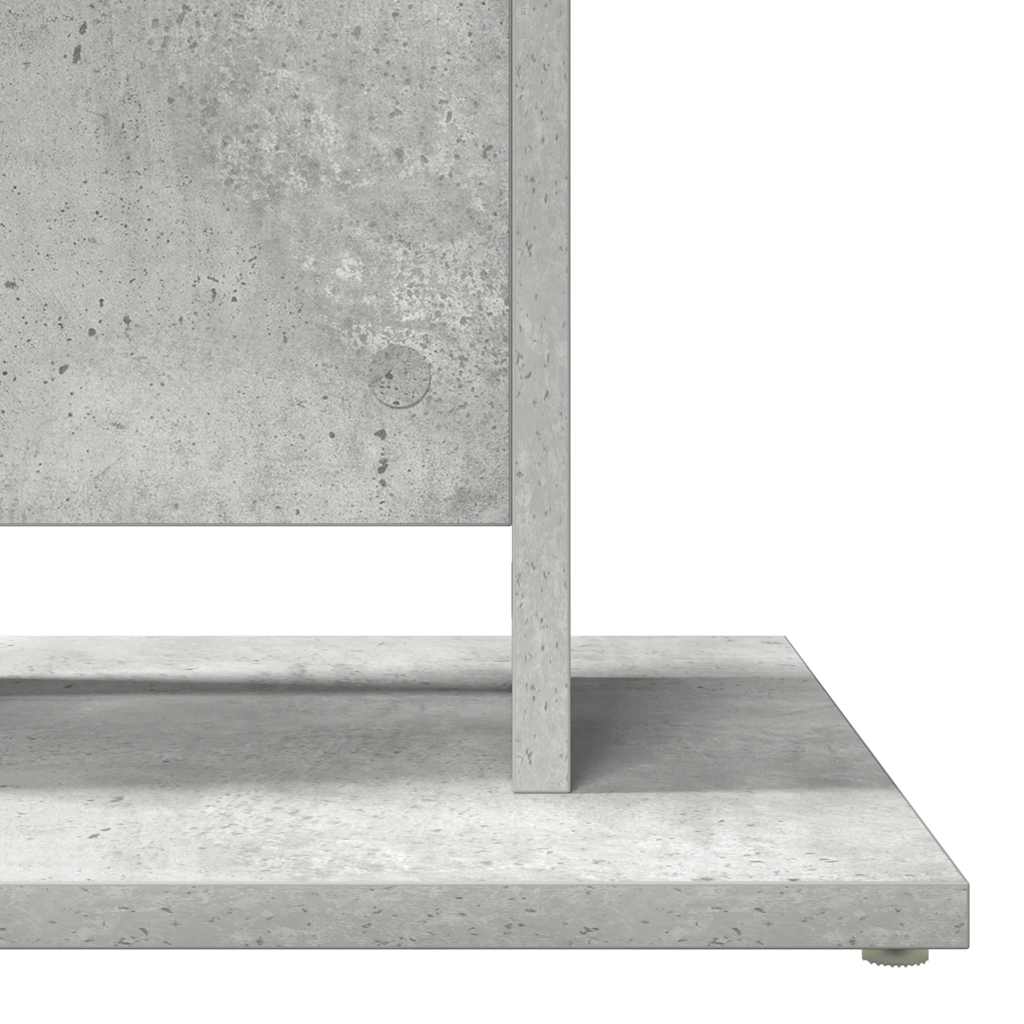 betonszürke szerelt fa bisztróasztal 60 x 60 x 75 cm