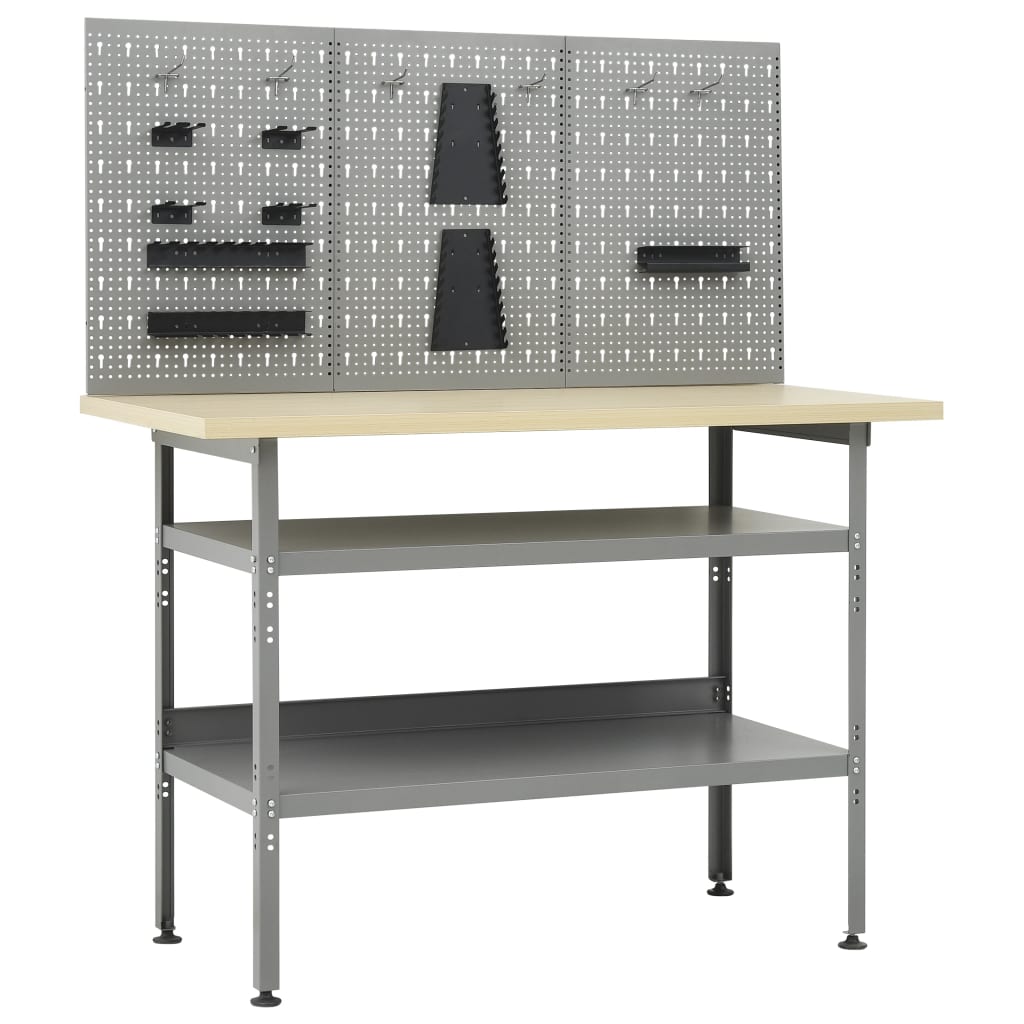munkapad három fali panellel