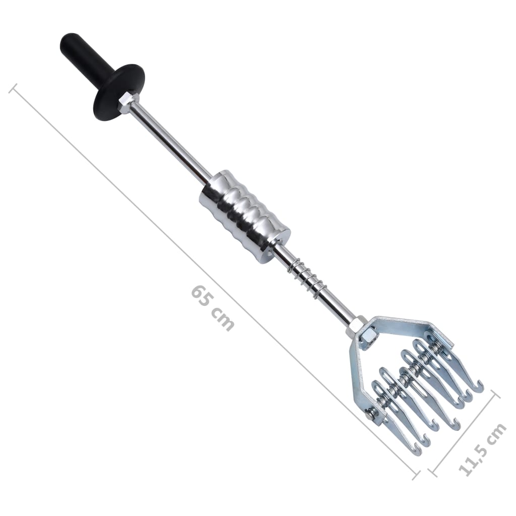 többkörmös szénacél csúszókalapács 65 cm