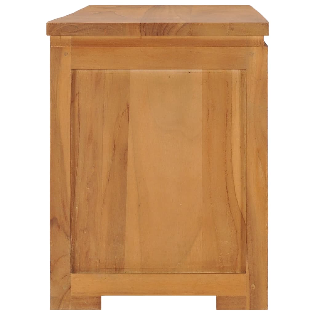 tömör tíkfa TV-szekrény 110 x 30 x 40 cm