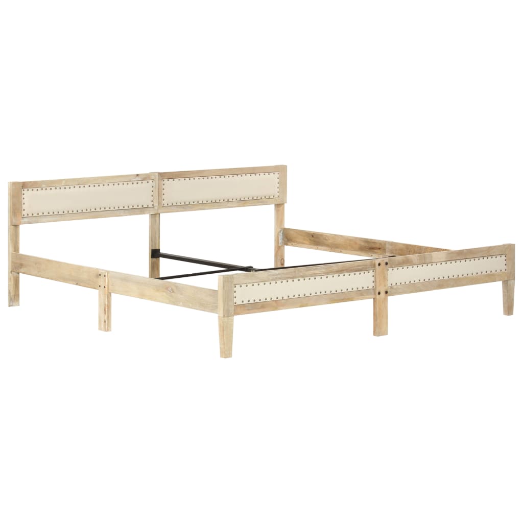 tömör mangófa ágykeret 200 cm