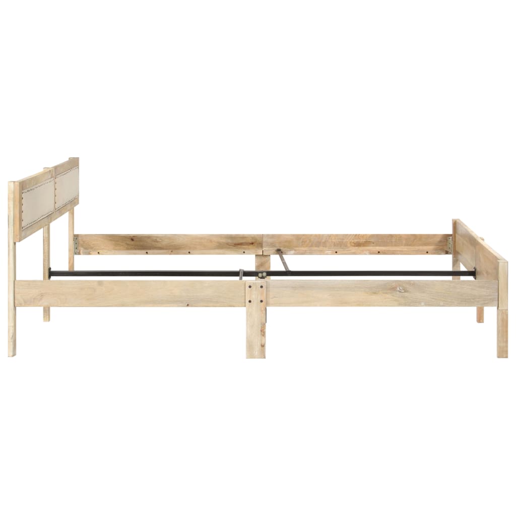 tömör mangófa ágykeret 200 cm