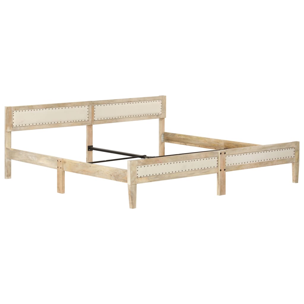 tömör mangófa ágykeret 200 cm