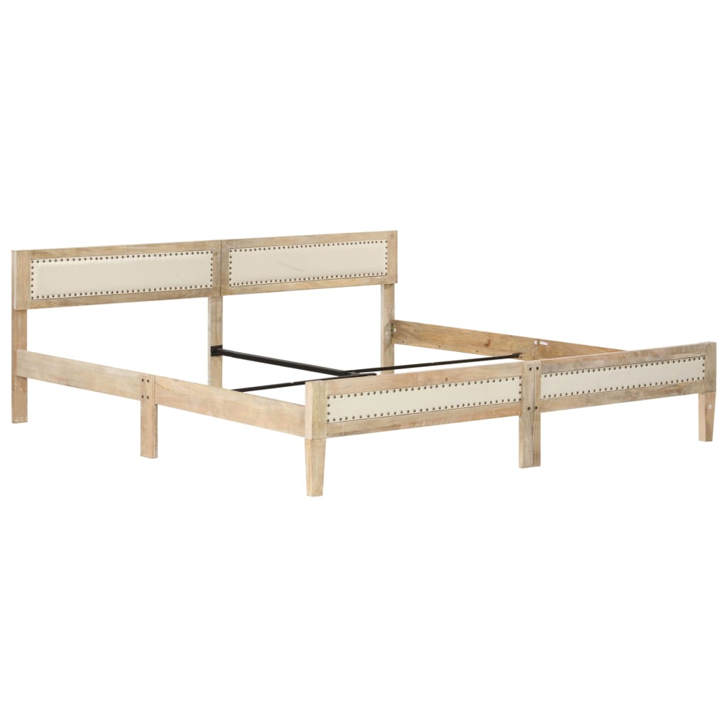 tömör mangófa ágykeret 200 cm