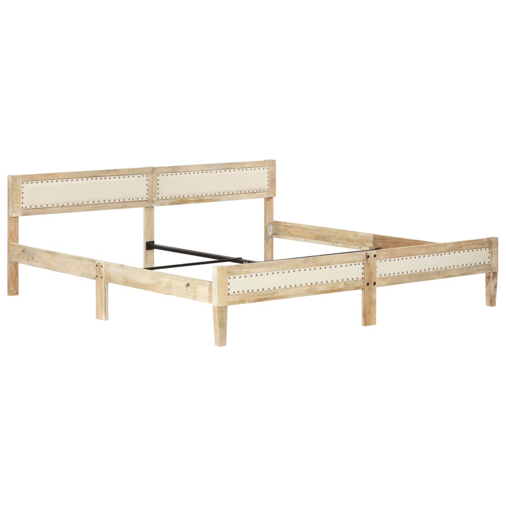 tömör mangófa ágykeret 200 cm