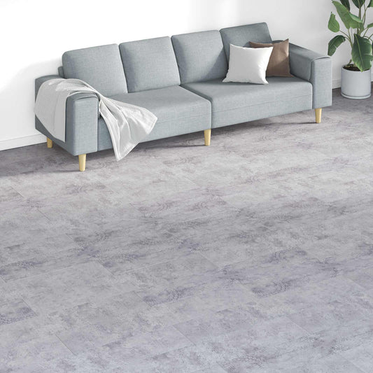 Padlódeszkák 18 pcs Szürke 5,26 m² PVC