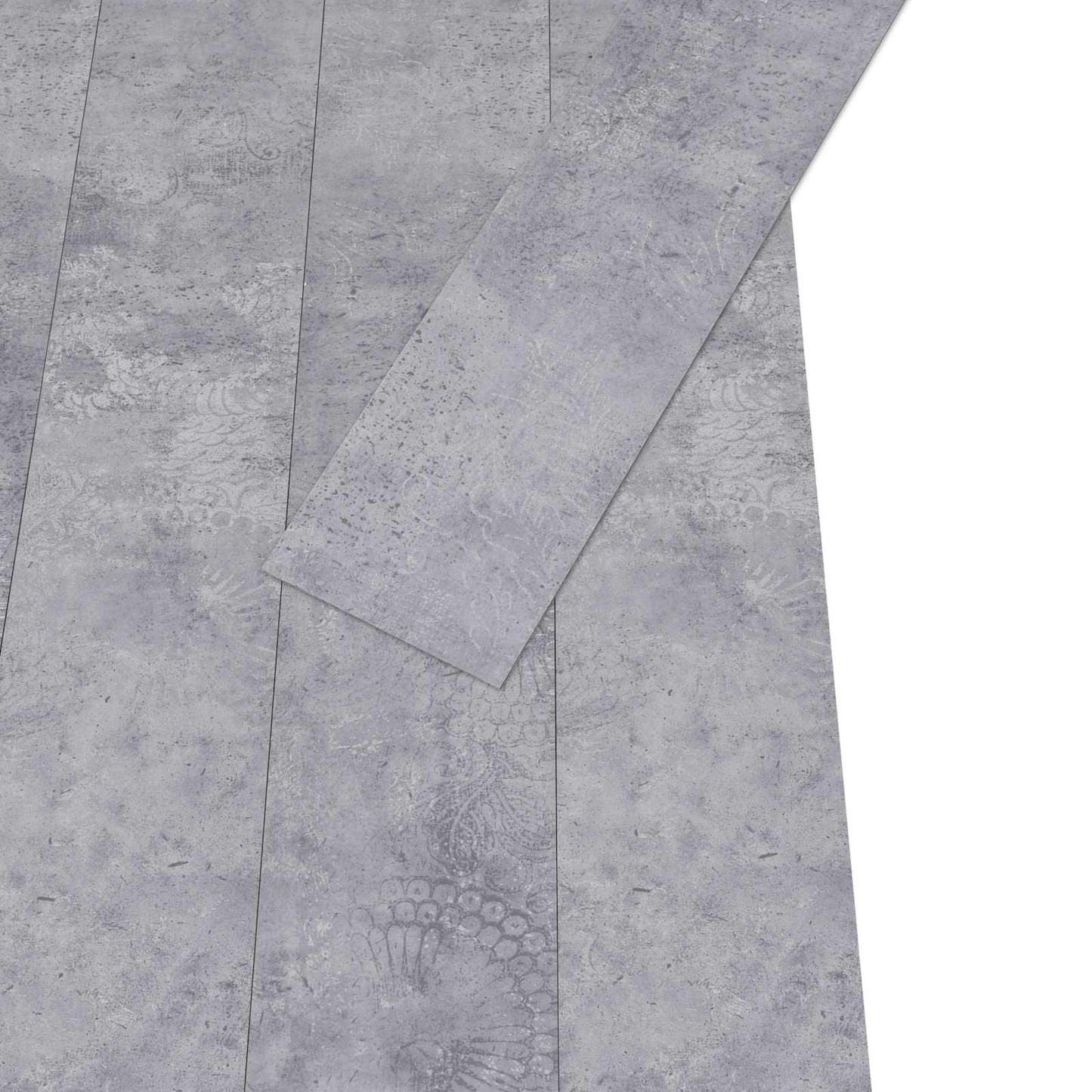 Öntapadós padló deszka 32 pcs Szürke Cement 4,46 m² PVC