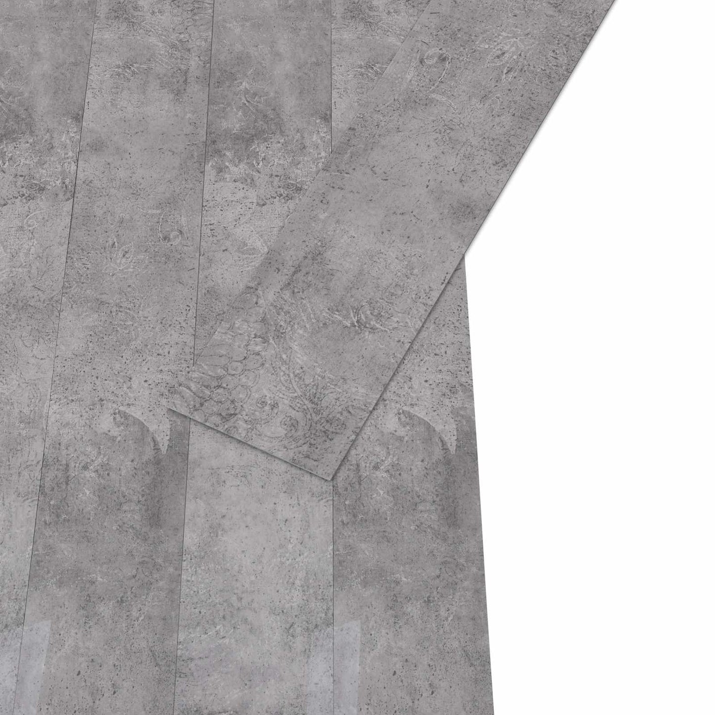 Öntapadós padló deszka 32 pcs Barna Cement 4,46 m² PVC