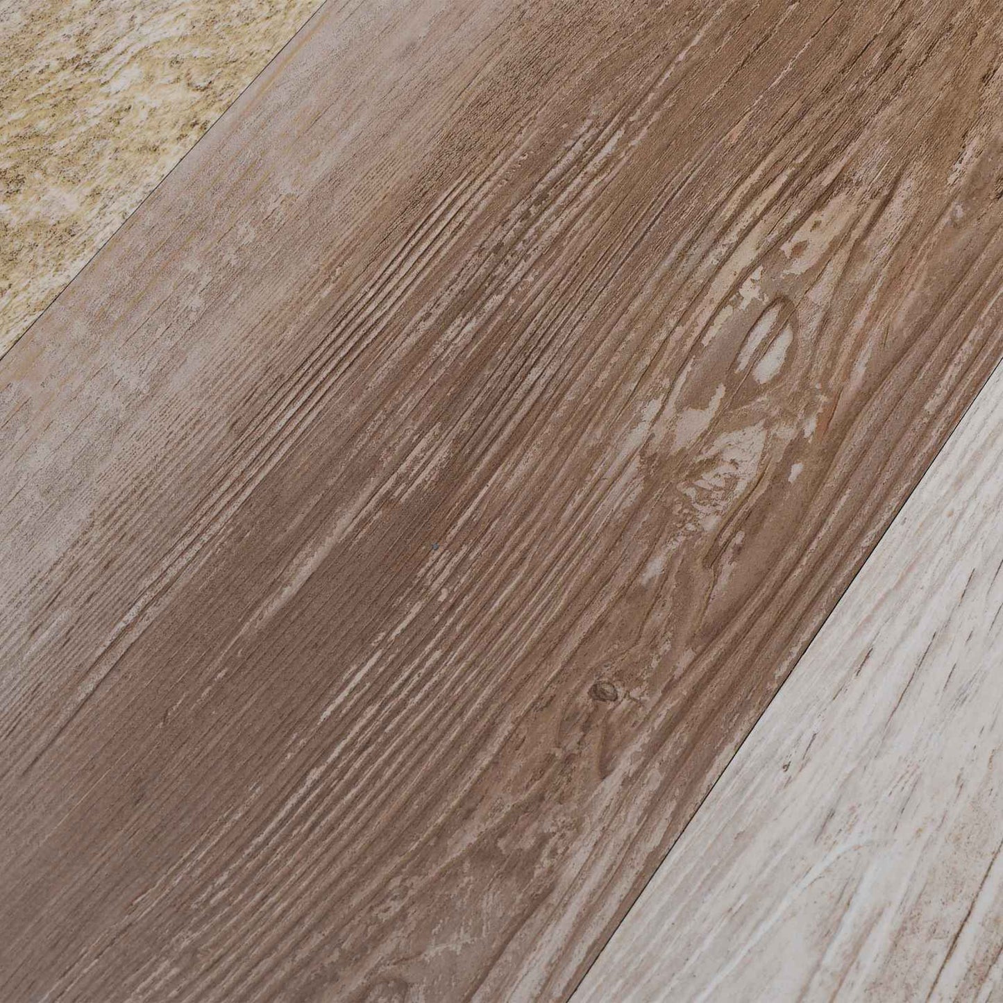 Padlódeszkák 5,02 m² 36 pcs PVC Kimosott Fa