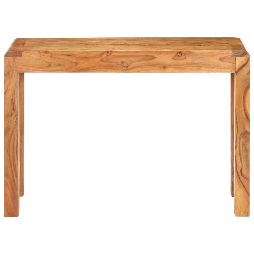 tömör akácfa konzolasztal mézszínű felülettel 110 x 40 x 76 cm