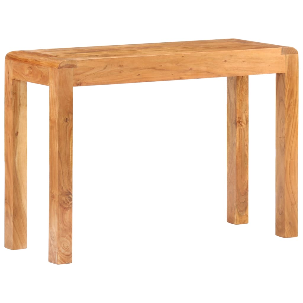 tömör akácfa konzolasztal mézszínű felülettel 110 x 40 x 76 cm
