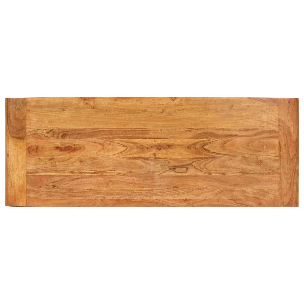 tömör akácfa konzolasztal mézszínű felülettel 110 x 40 x 76 cm