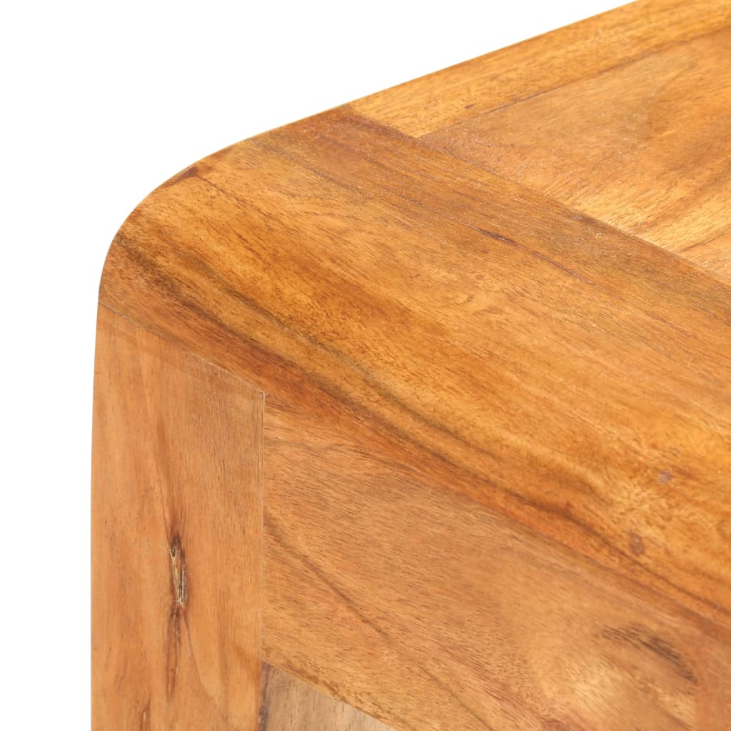 tömör akácfa konzolasztal mézszínű felülettel 110 x 40 x 76 cm