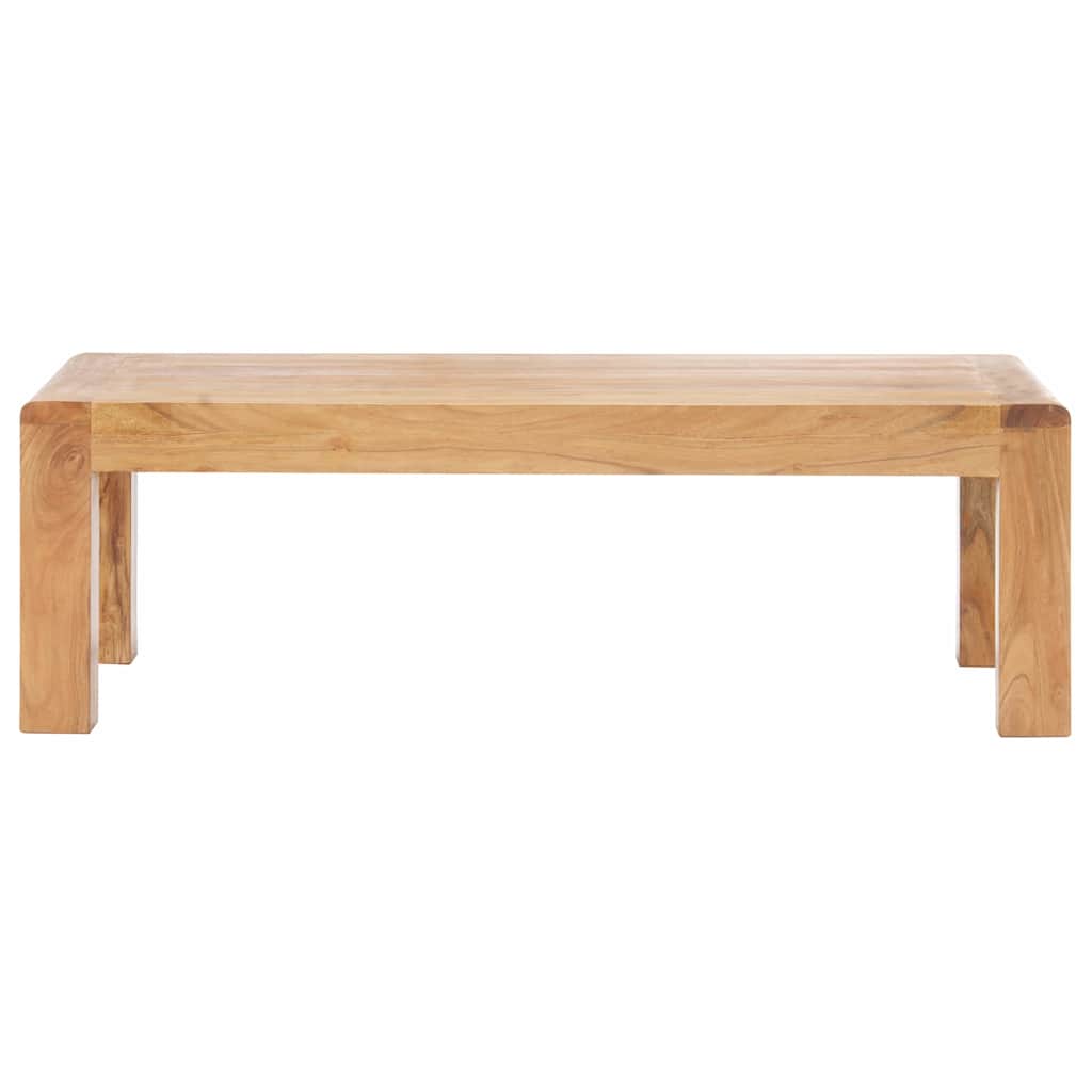 tömör akácfa dohányzóasztal mézszínű felülettel 110x60x35 cm