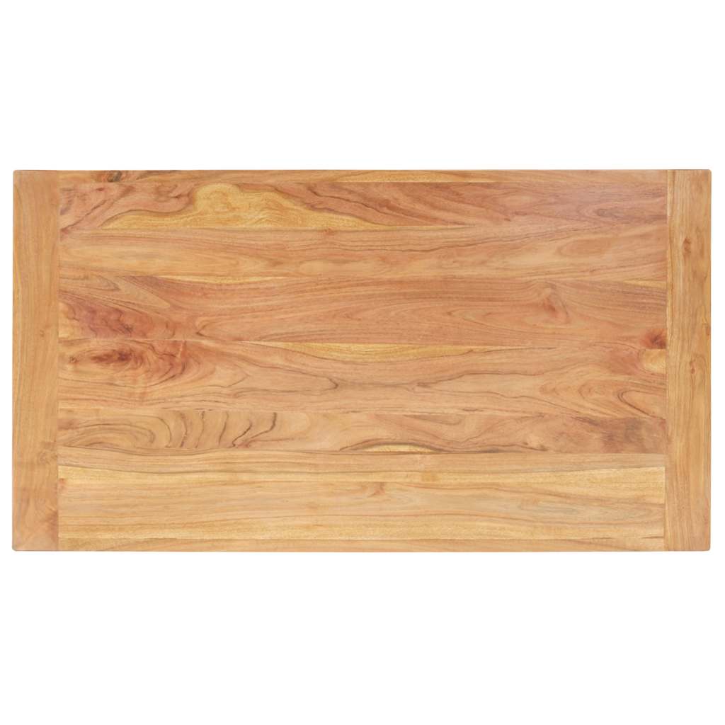 tömör akácfa dohányzóasztal mézszínű felülettel 110x60x35 cm