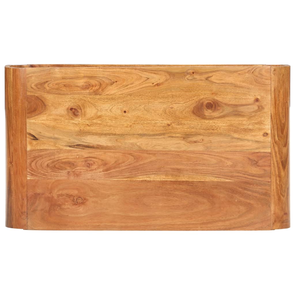 tömör akácfa dohányzóasztal 90 x 50 x 30 cm