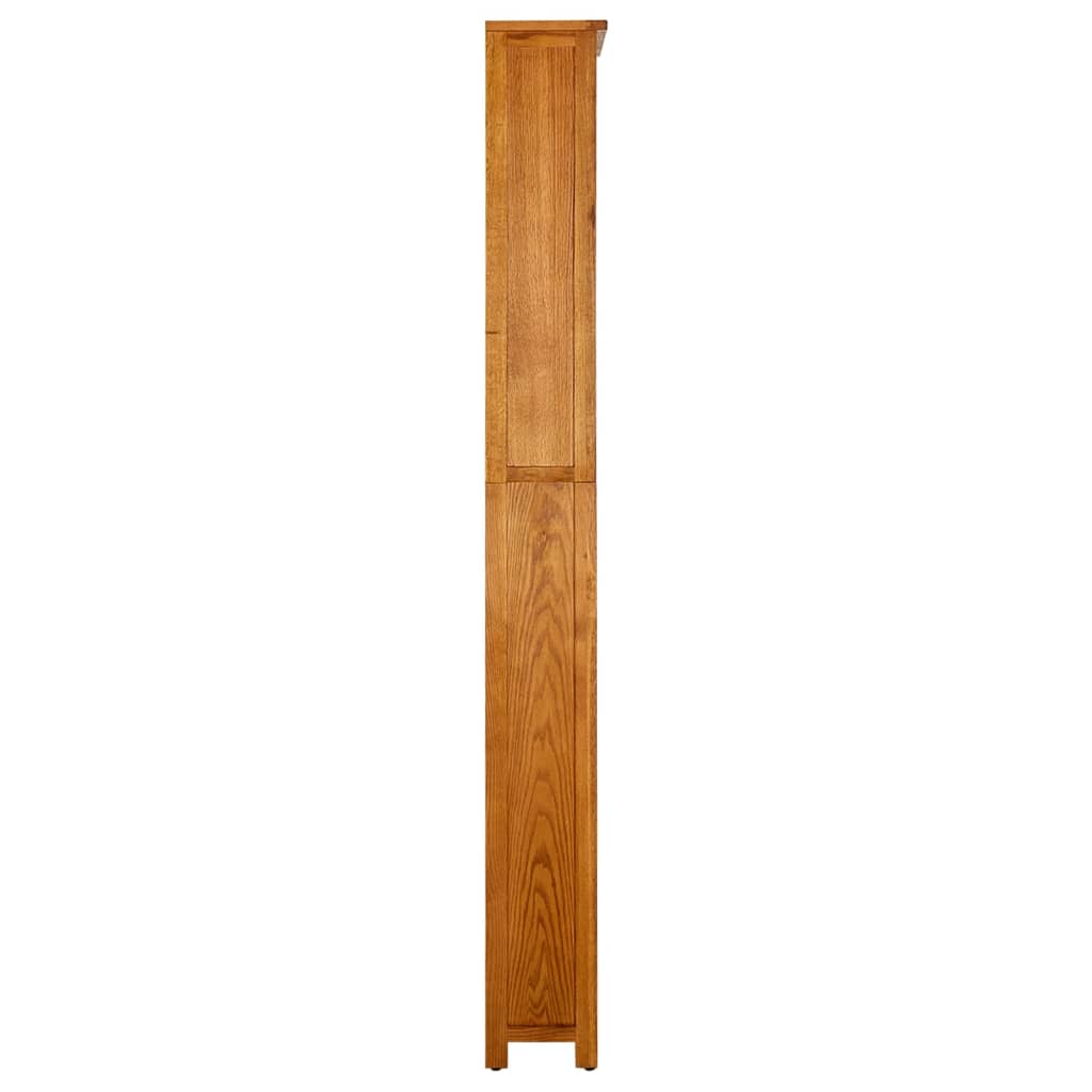 7 szintes tömör tölgyfa könyvespolc 90 x 22,5 x 200 cm