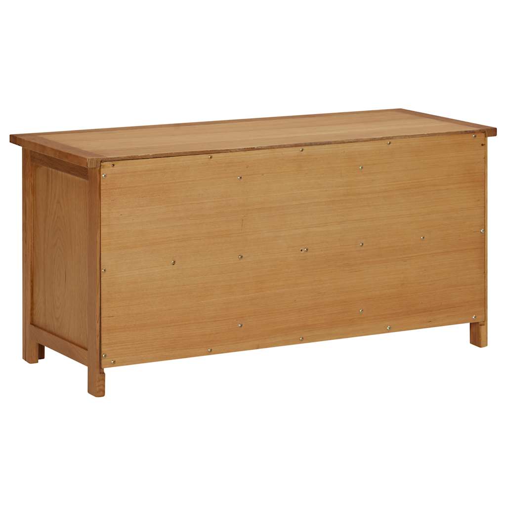 tömör tölgyfa cipőtartó 90 x 37 x 45 cm