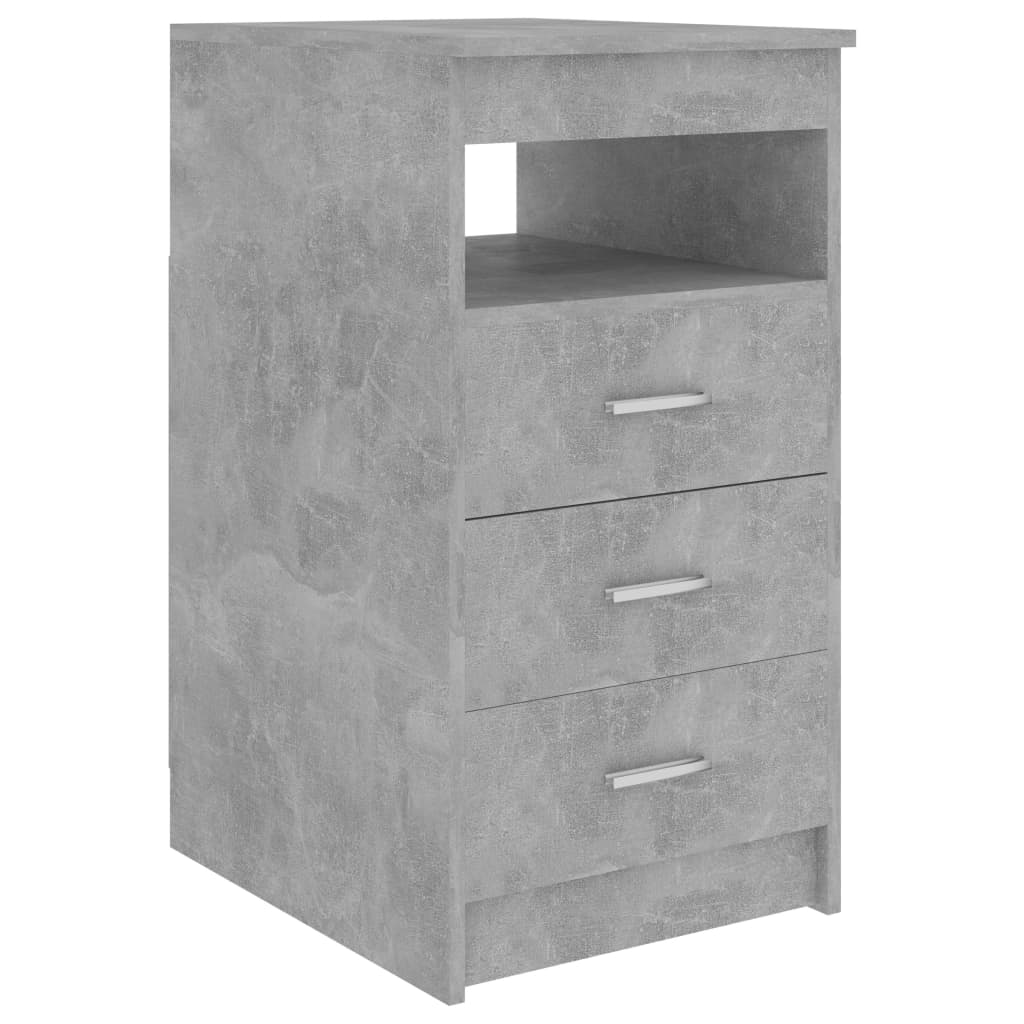 betonszürke szerelt fa íróasztal 140 x 50 x 76 cm